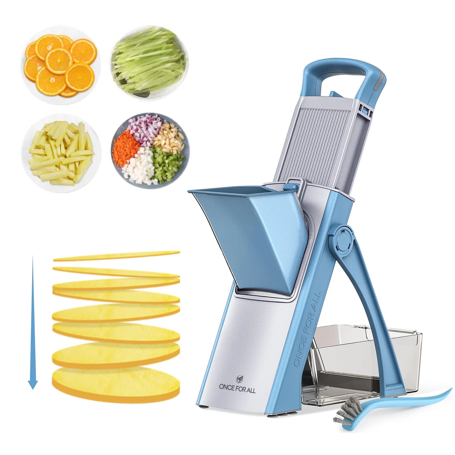 CookLab™ 5 in 1 Safe Mandoline Slicer